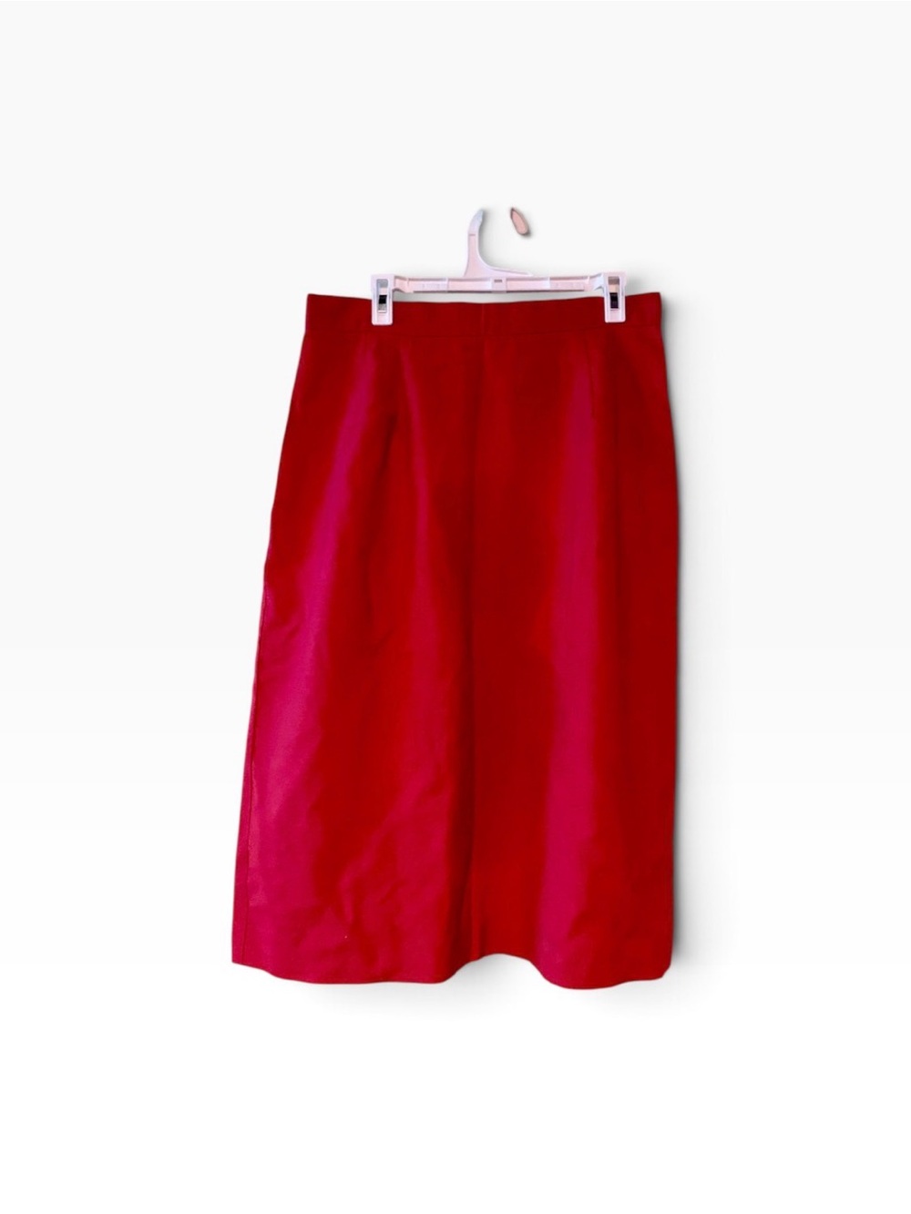 Vintage Classic Red A-Line Skirt
